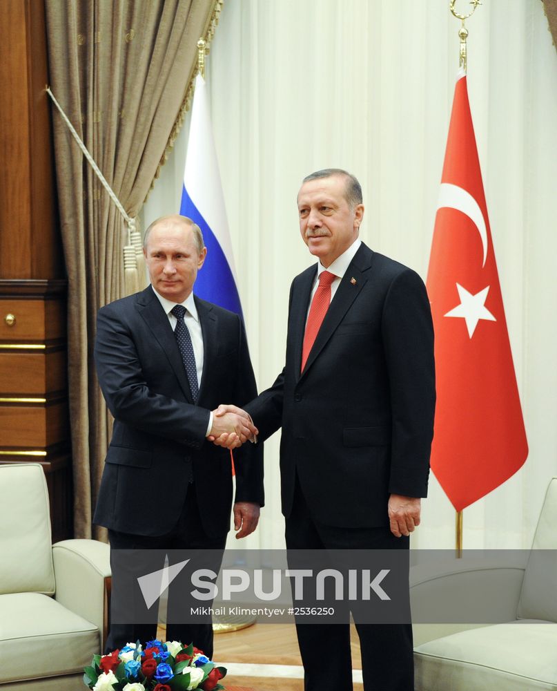 Vladimir Putin's working visit to Turkey