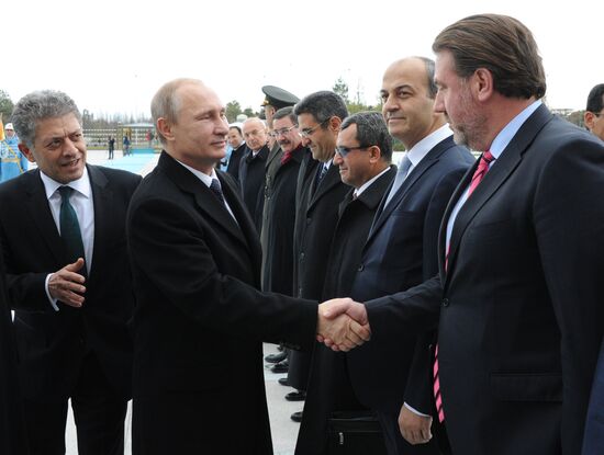 Vladimir Putin's working visit to Turkey