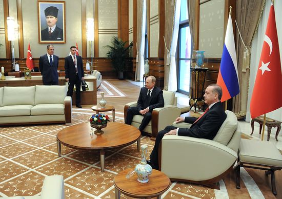 Vladimir Putin's working visit to Turkey