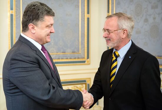 Petro Poroshenko's meeting with Werner Hoyer