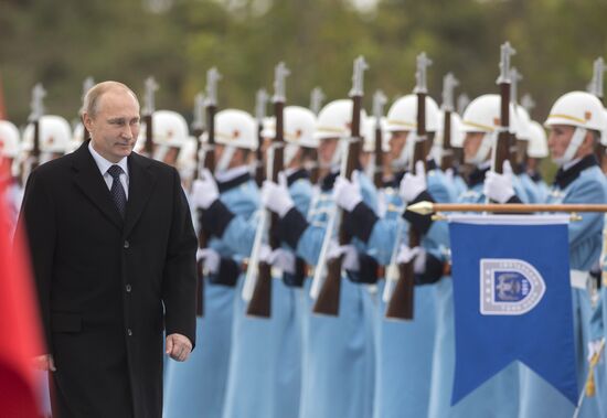 Vladimir Putin's working visit to Turkey