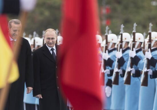 Vladimir Putin's working visit to Turkey