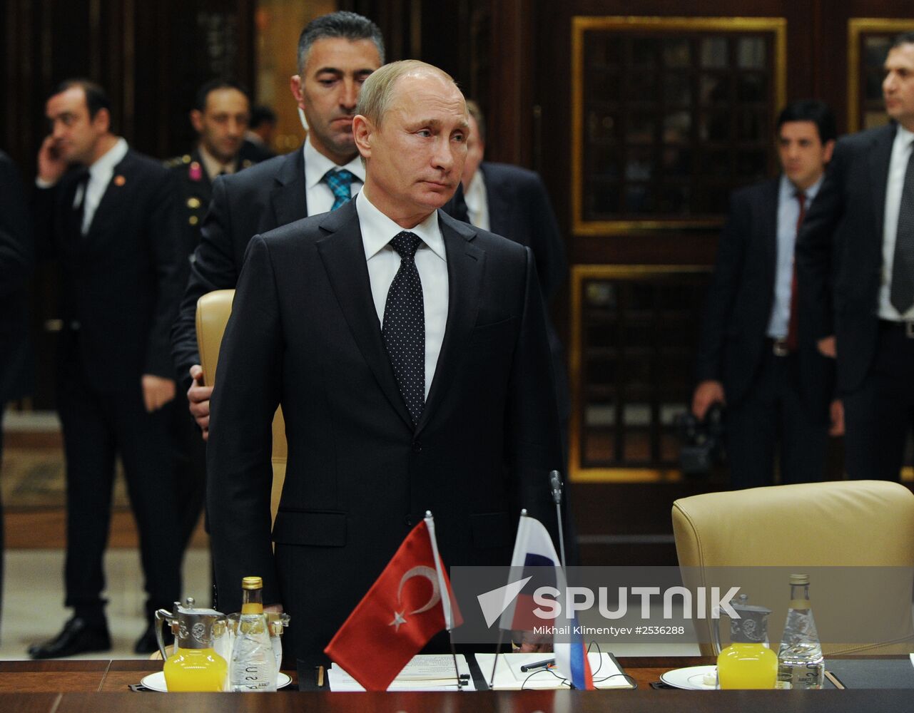 Vladimir Putin's working visit to Turkey