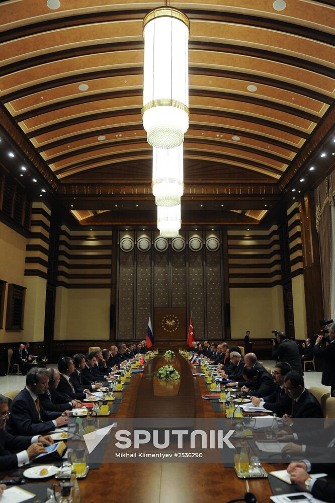 Vladimir Putin's working visit to Turkey