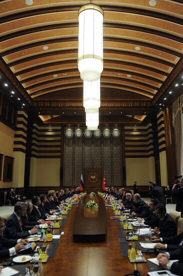 Vladimir Putin's working visit to Turkey