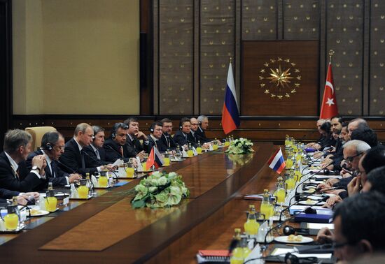Vladimir Putin's working visit to Turkey