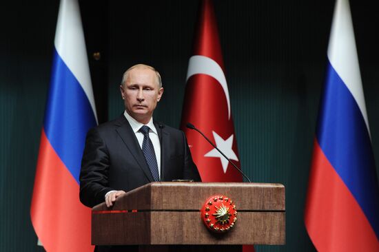 Vladimir Putin's working visit to Turkey
