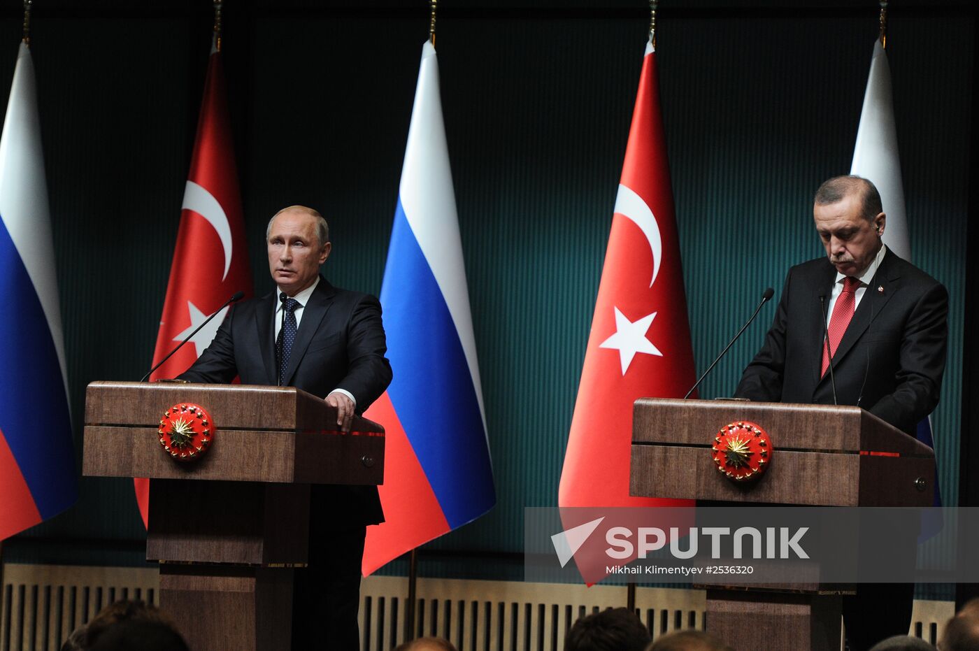 Vladimir Putin's working visit to Turkey