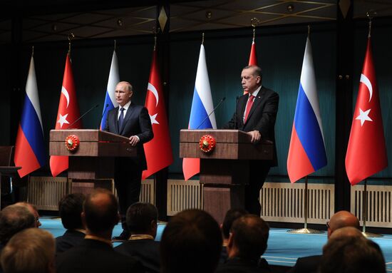 Vladimir Putin's working visit to Turkey