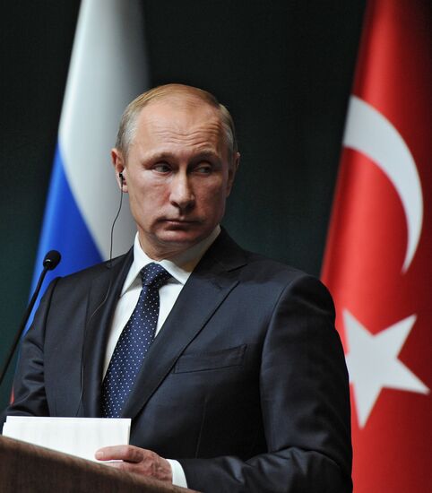 Vladimir Putin's working visit to Turkey