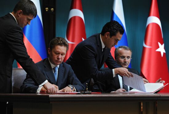 Vladimir Putin's working visit to Turkey