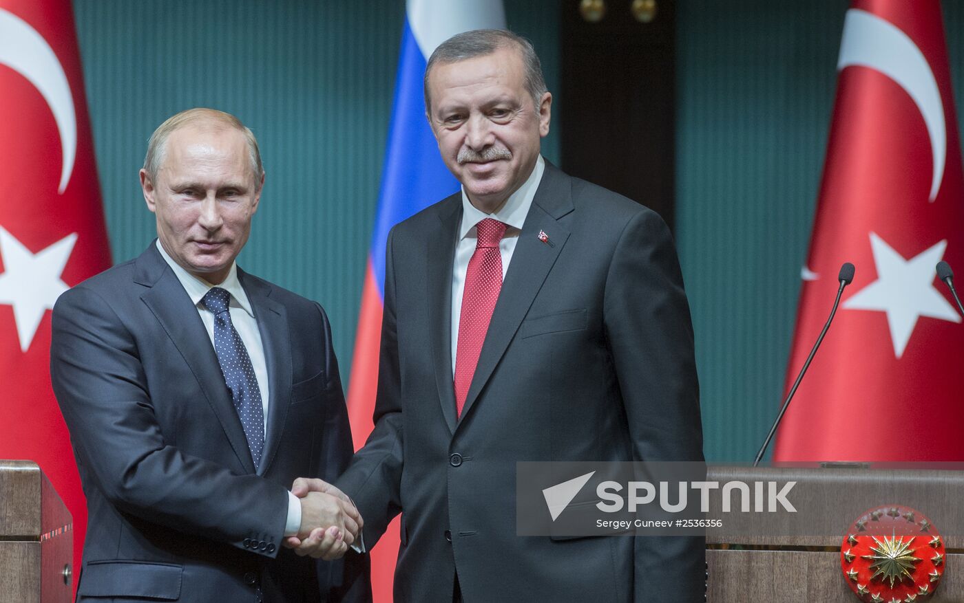 Vladimir Putin's working visit to Turkey