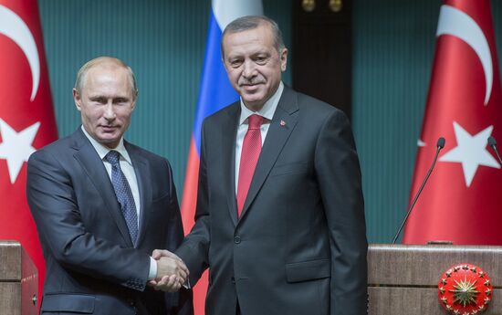 Vladimir Putin's working visit to Turkey