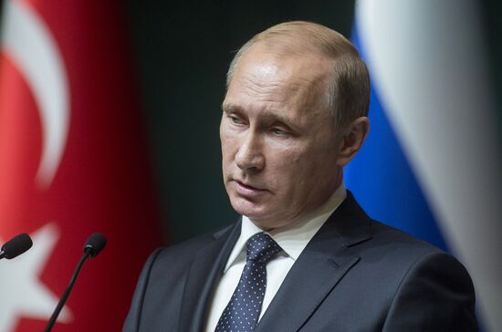 Vladimir Putin's working visit to Turkey