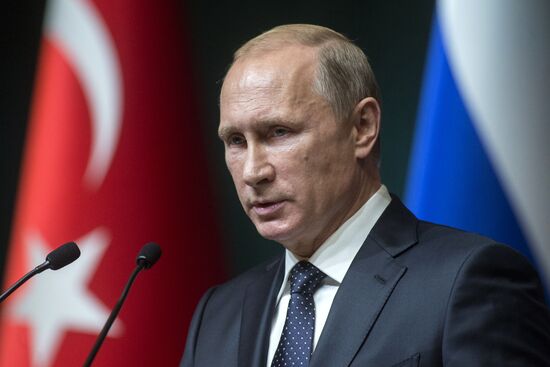 Vladimir Putin's working visit to Turkey