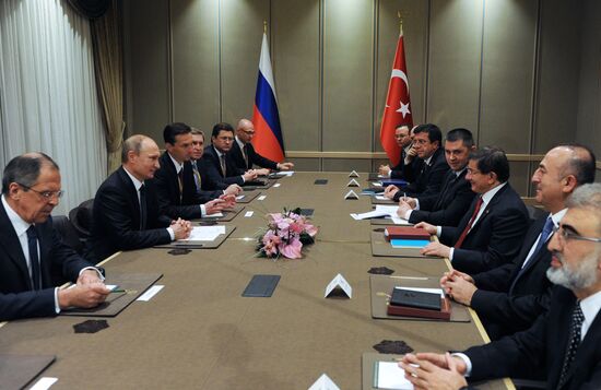Vladimir Putin's working visit to Turkey
