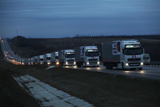 Eighth humanitarian relief convoy for Donbas residents