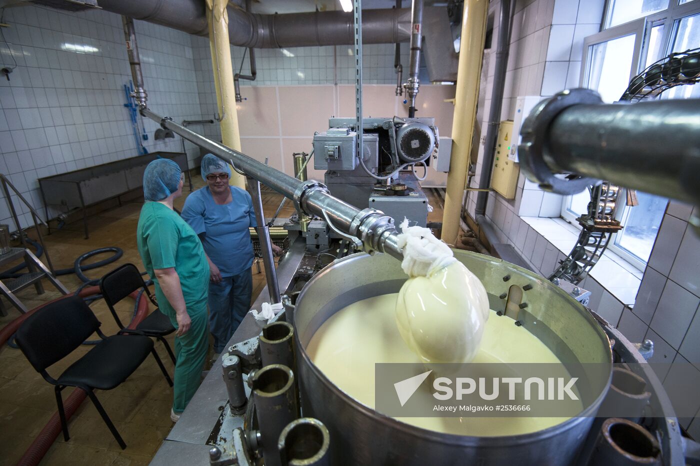 Dairy factory in Omsk