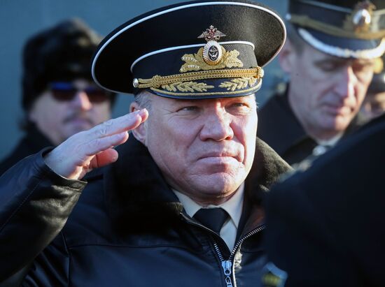 The Kaliningrad large landing ship is back to Baltiysk naval harbor