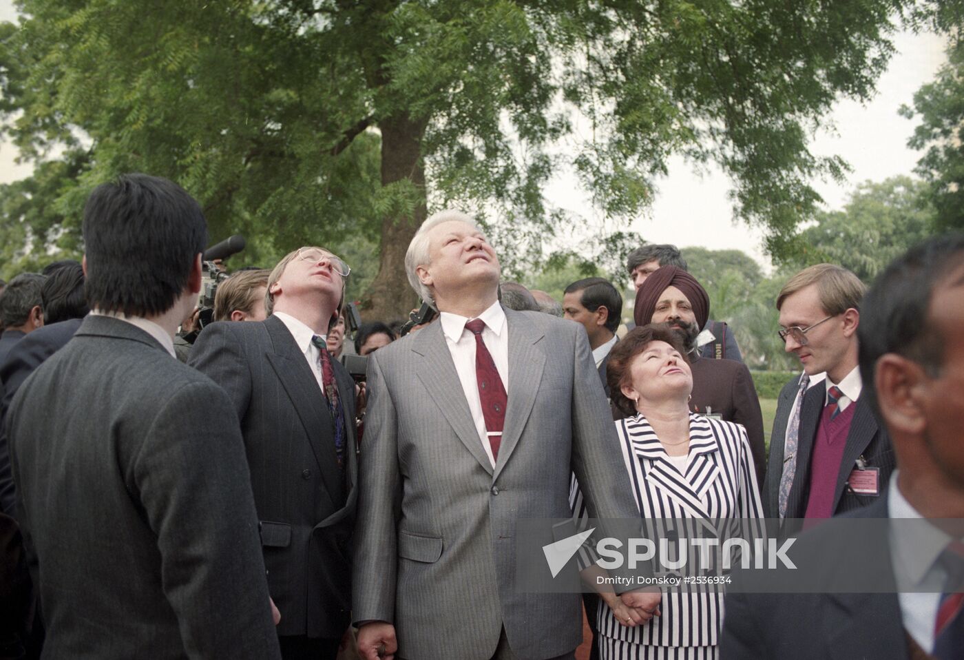 Boris Yeltsin visits India