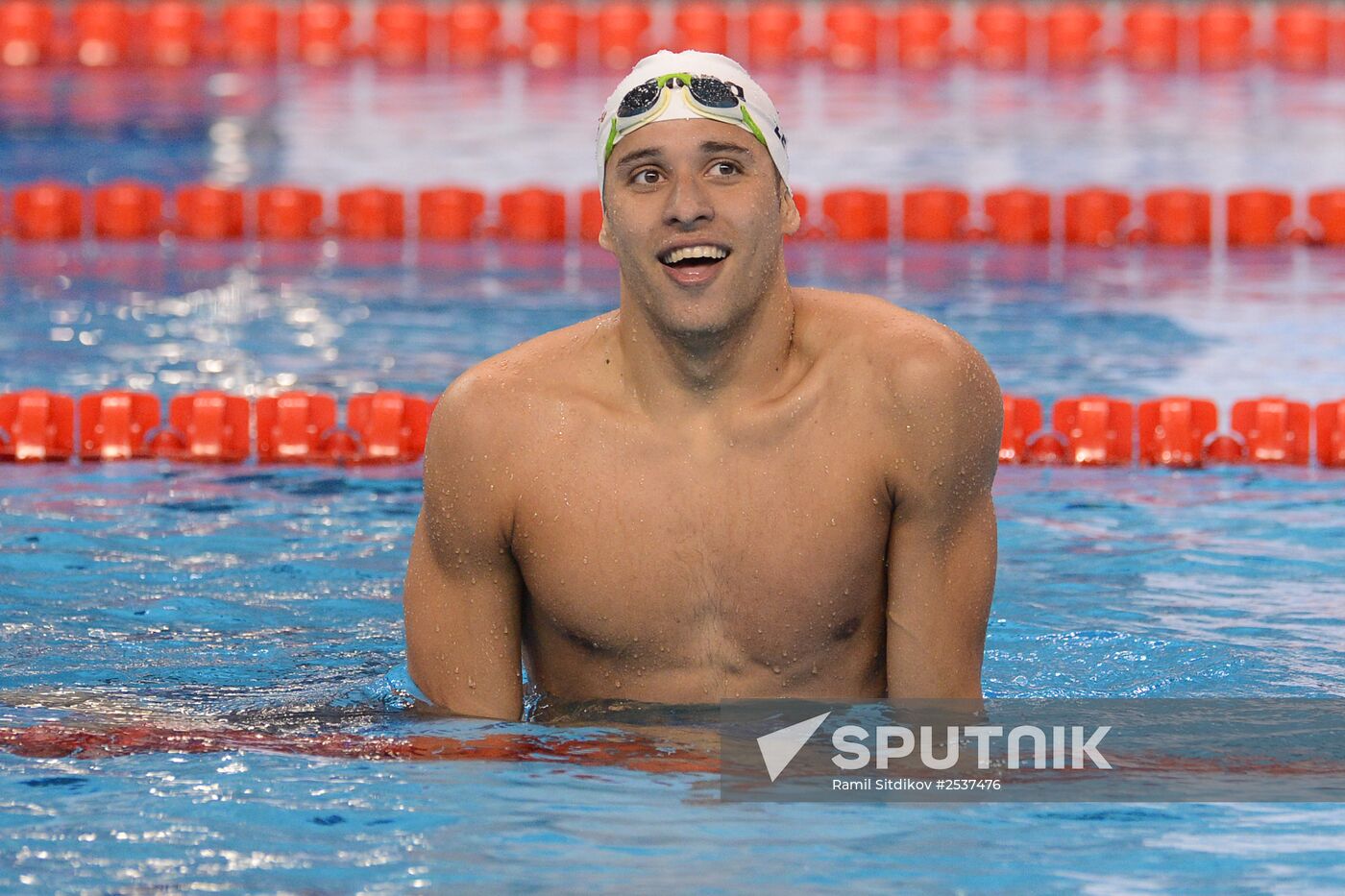 FINA World Swimming Championships (25 m). Day One