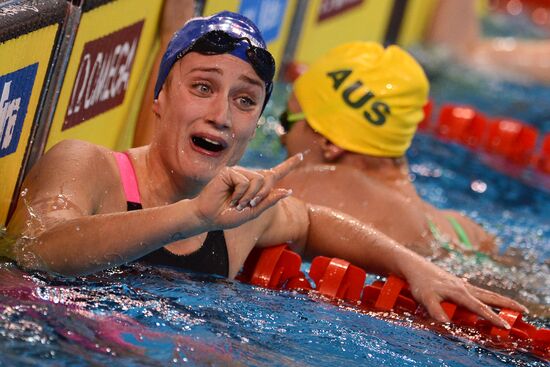 FINA World Swimming Championships (25 m). Day One