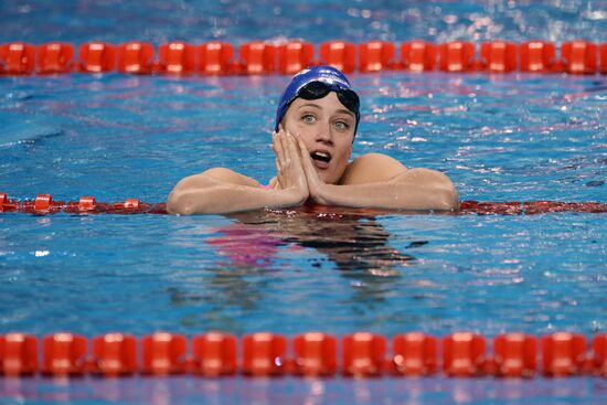 FINA World Swimming Championships (25 m). Day One