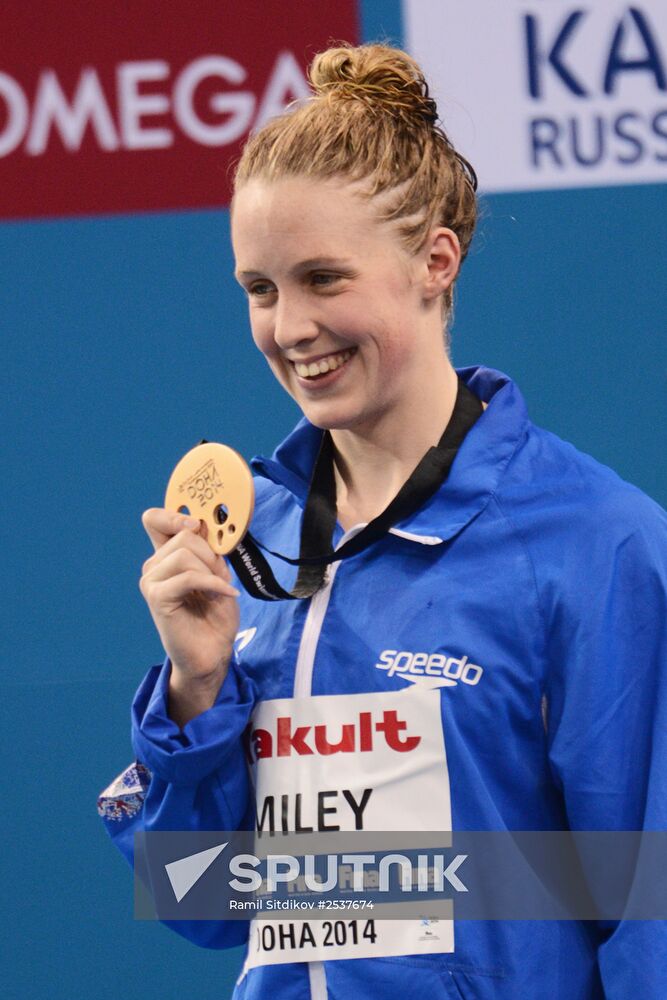 FINA World Swimming Championships (25 m). Day One