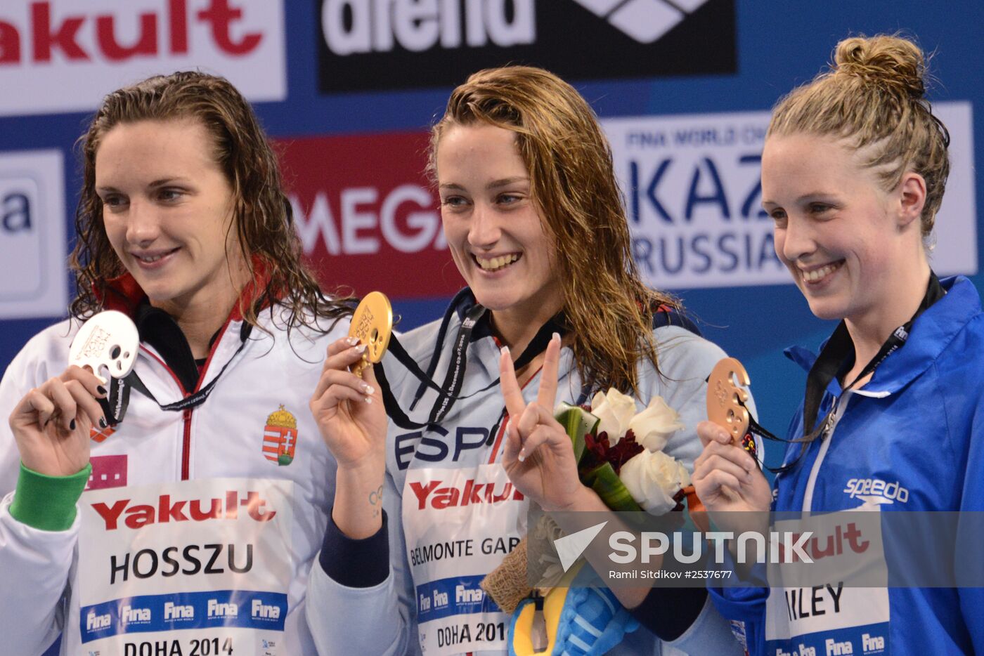 FINA World Swimming Championships (25 m). Day One