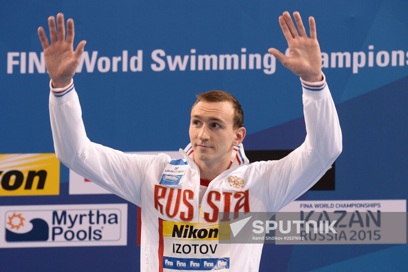 FINA World Swimming Championships (25 m). Day One