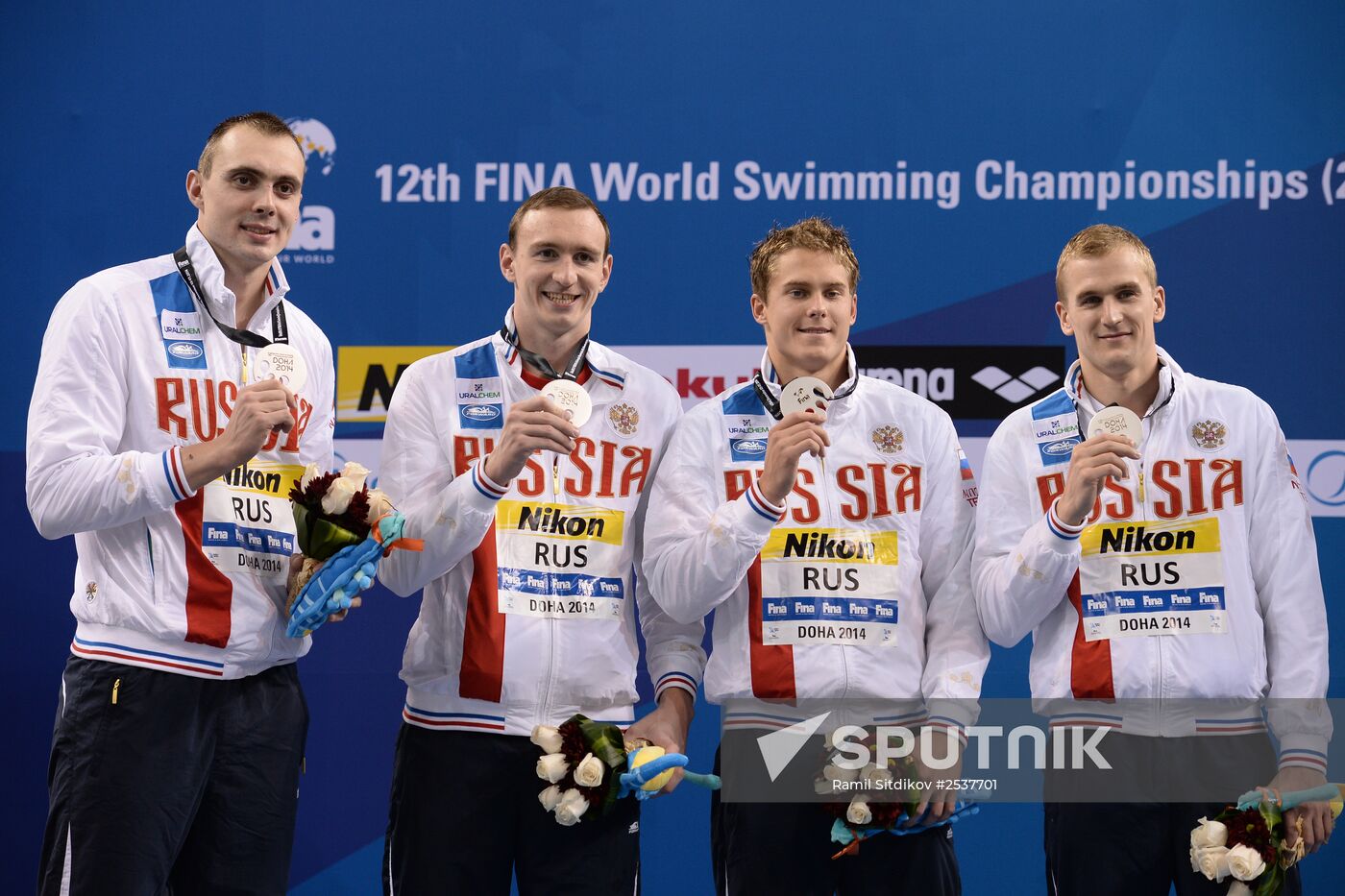 FINA World Swimming Championships (25 m). Day One