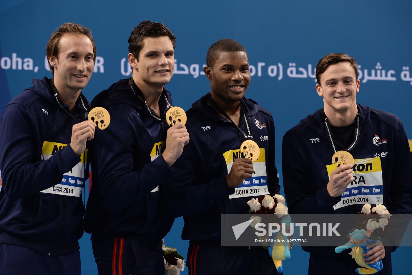 FINA World Swimming Championships (25 m). Day One