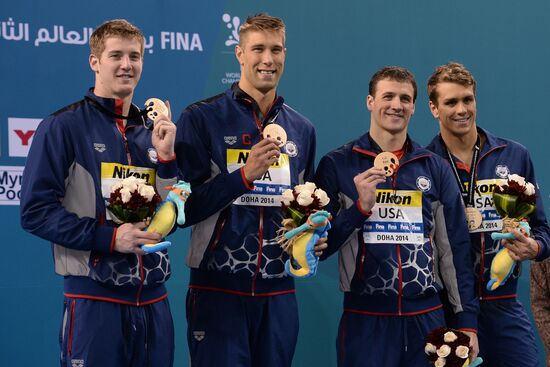 FINA World Swimming Championships (25 m). Day One