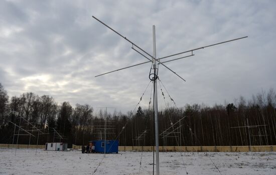 Demonstration of radar work at proving ground in Obninsk