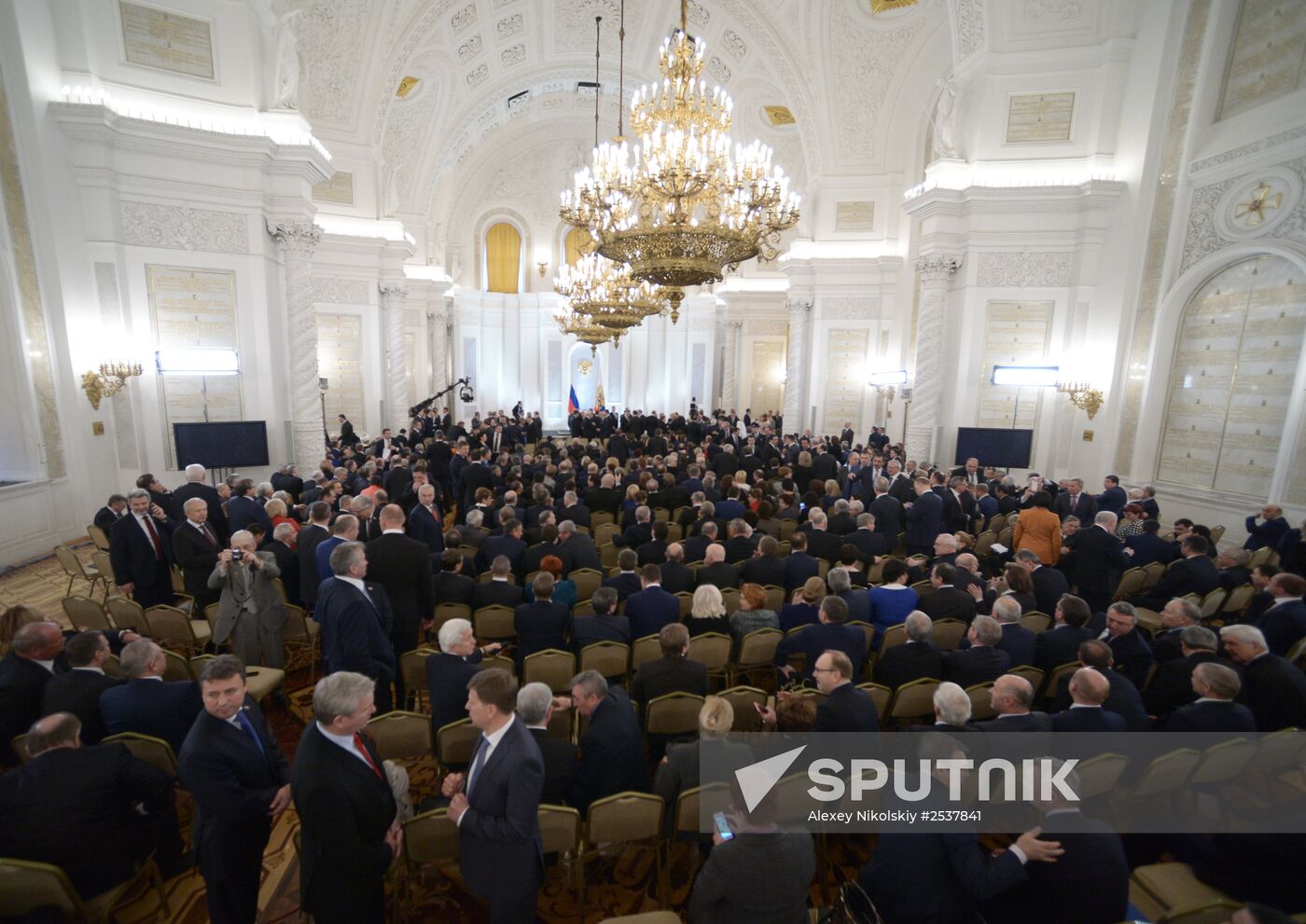 Vladimir Putin delivers annual Presidential Address to Federal Assembly