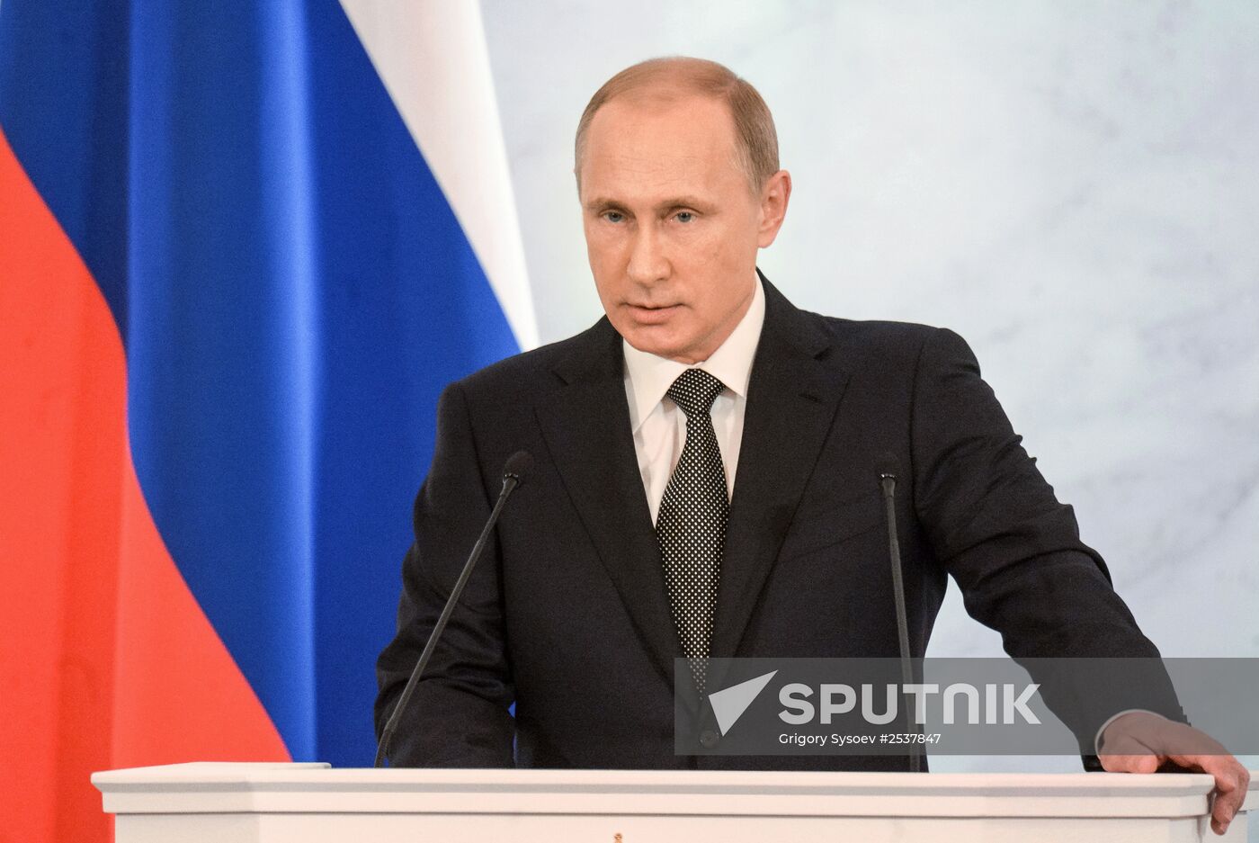 Vladimir Putin delivers annual Presidential Address to Federal Assembly