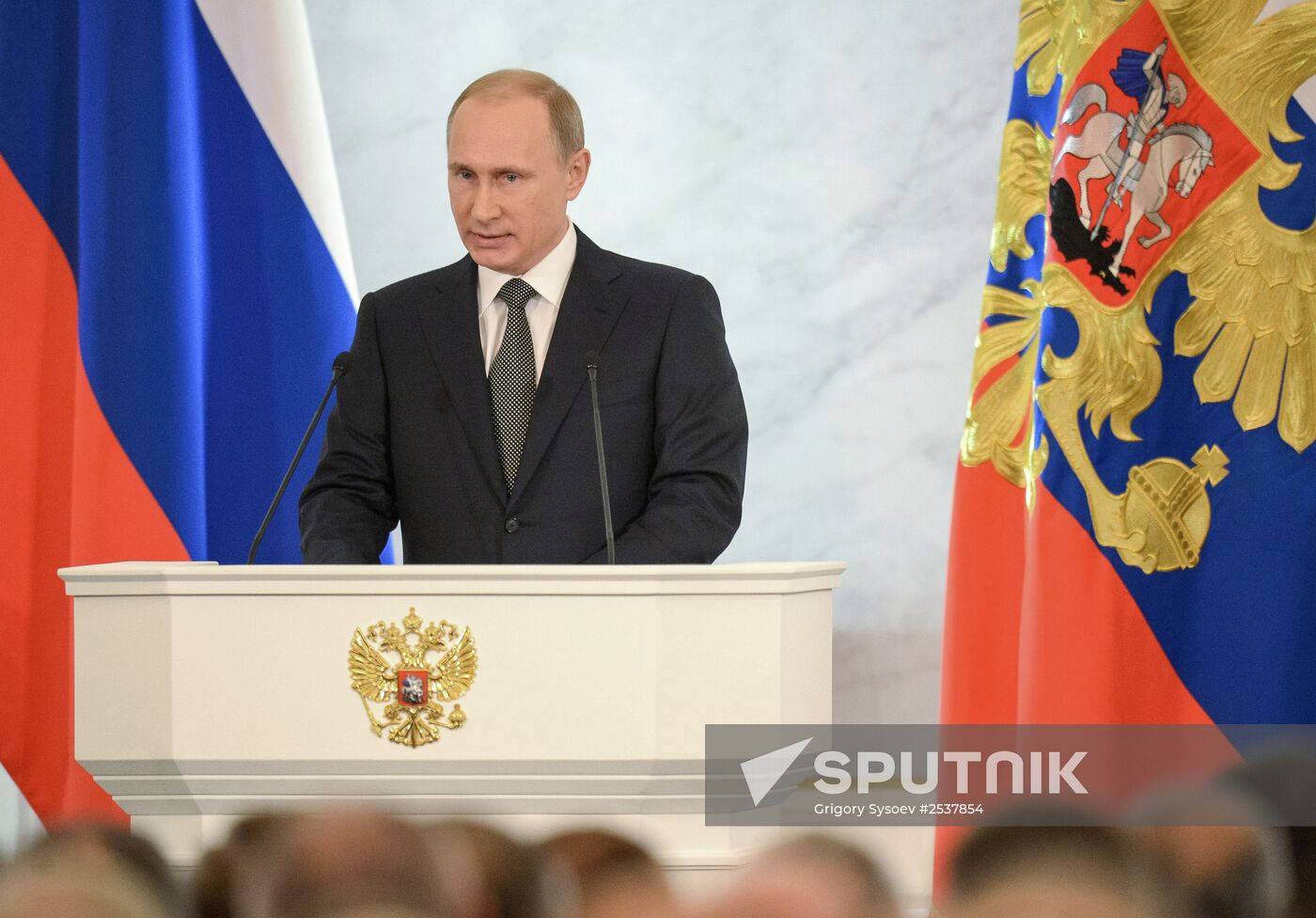Vladimir Putin delivers annual Presidential Address to Federal Assembly