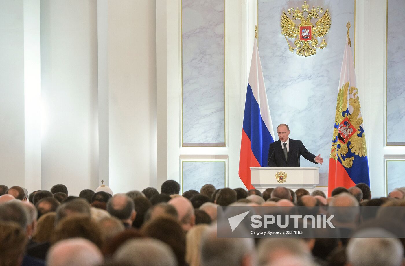 Vladimir Putin delivers annual Presidential Address to Federal Assembly