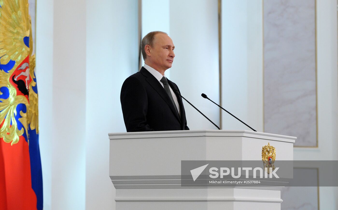Vladimir Putin delivers annual Presidential Address to Federal Assembly