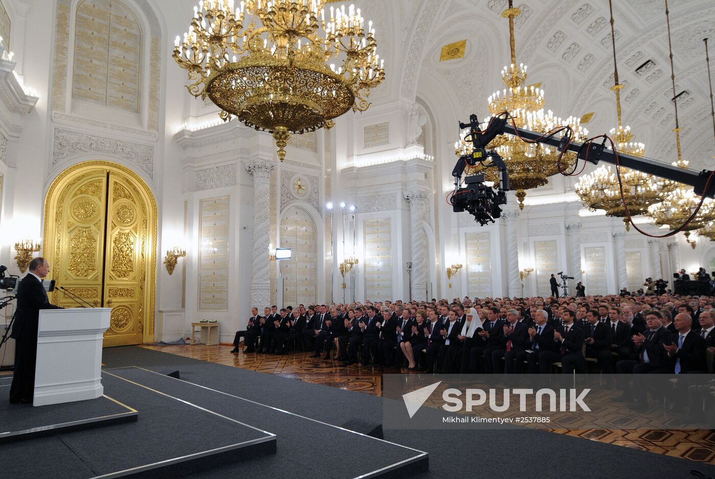 Vladimir Putin delivers annual Presidential Address to Federal Assembly