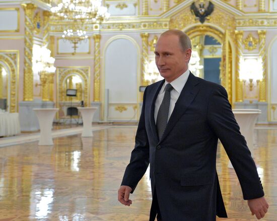 Vladimir Putin delivers annual Presidential Address to Federal Assembly