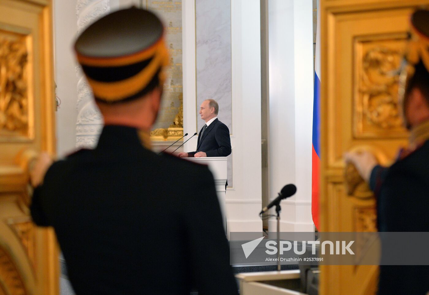 Vladimir Putin delivers annual Presidential Address to Federal Assembly