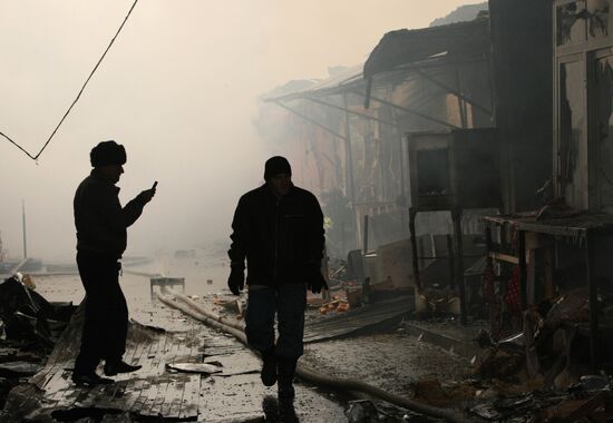 Counter-terrorism operation at Press House in Grozny