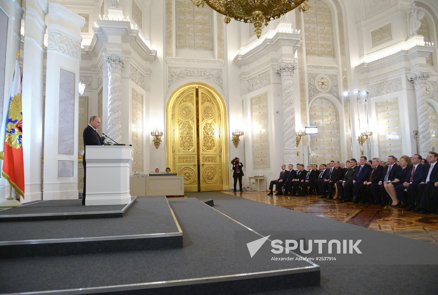 Vladimir Putin delivers annual Presidential Address to Federal Assembly