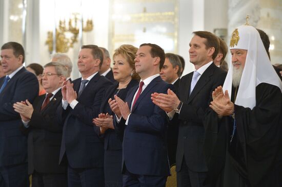 Vladimir Putin delivers annual Presidential Address to Federal Assembly