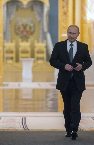 Vladimir Putin delivers annual Presidential Address to Federal Assembly