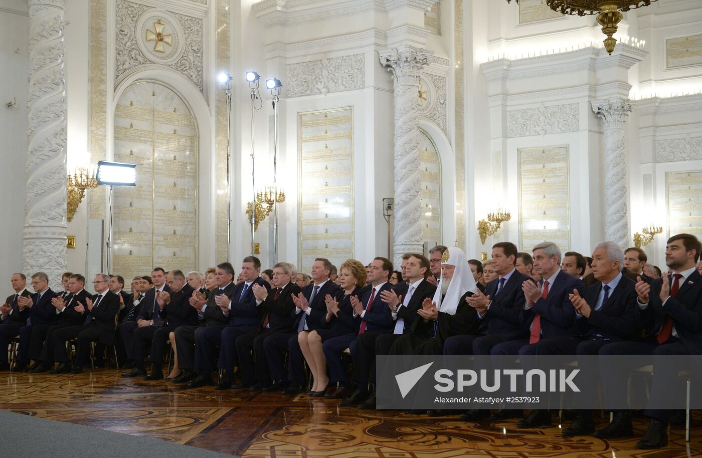 Vladimir Putin delivers annual Presidential Address to Federal Assembly