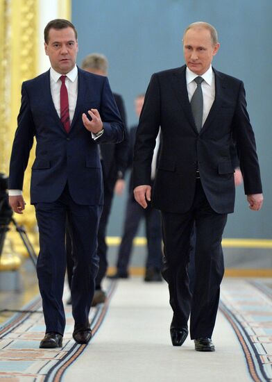 Vladimir Putin delivers annual Presidential Address to Federal Assembly