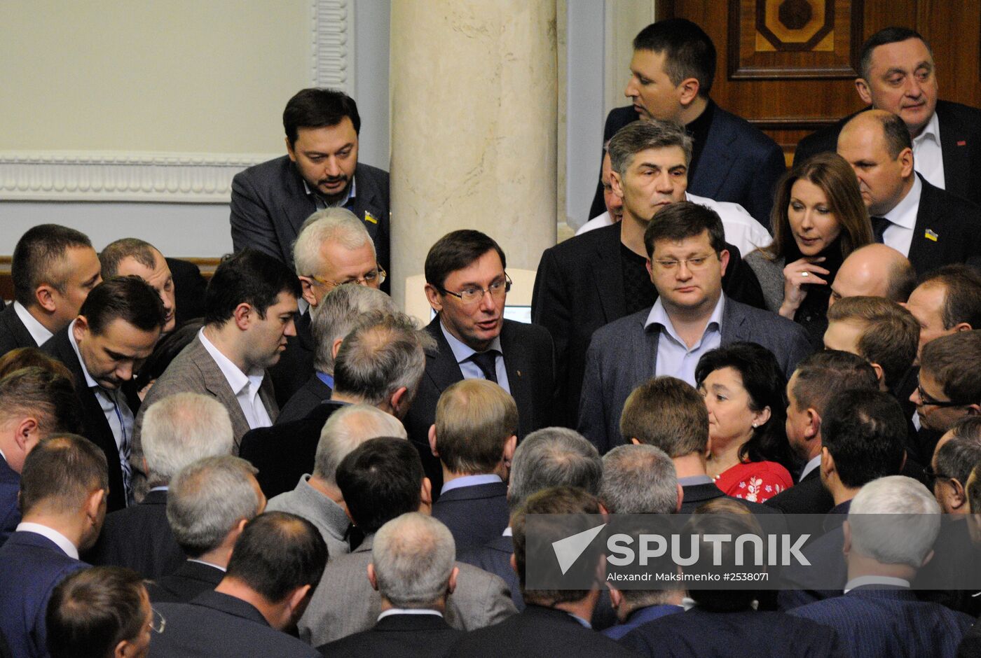 Ukraine's parliament in session