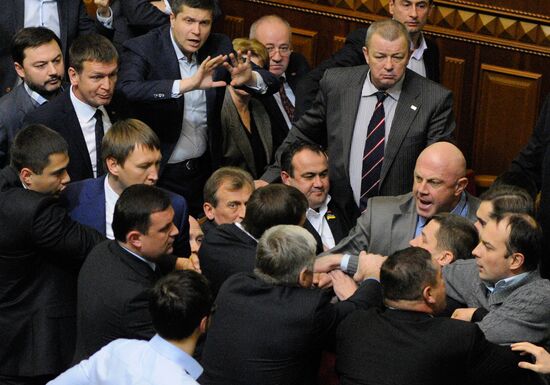 Meeting of Ukraine's Verkhovna Rada